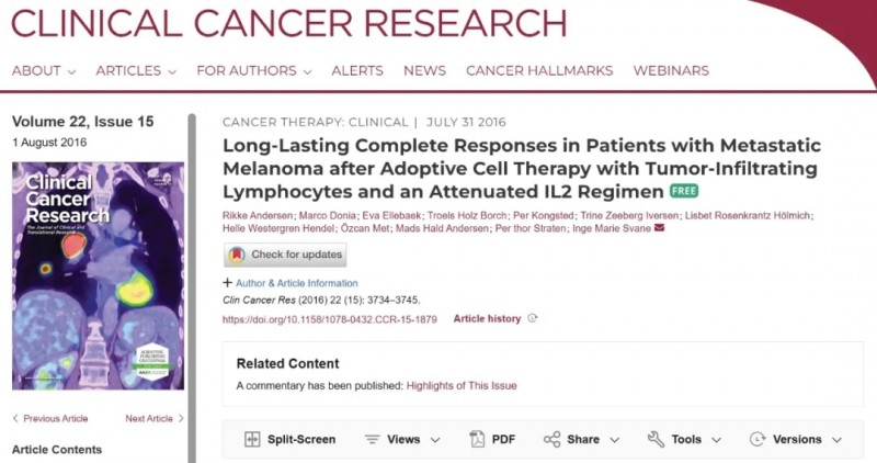 临床癌症研究杂志