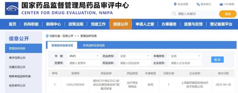 双靶点CART细胞疗法临床试验申请获批