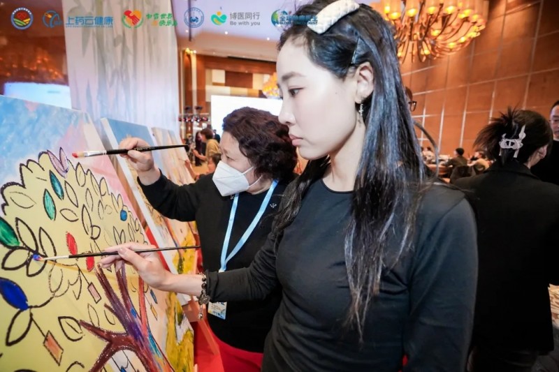 第二届CAR-T细胞免疫治疗康复大会作画