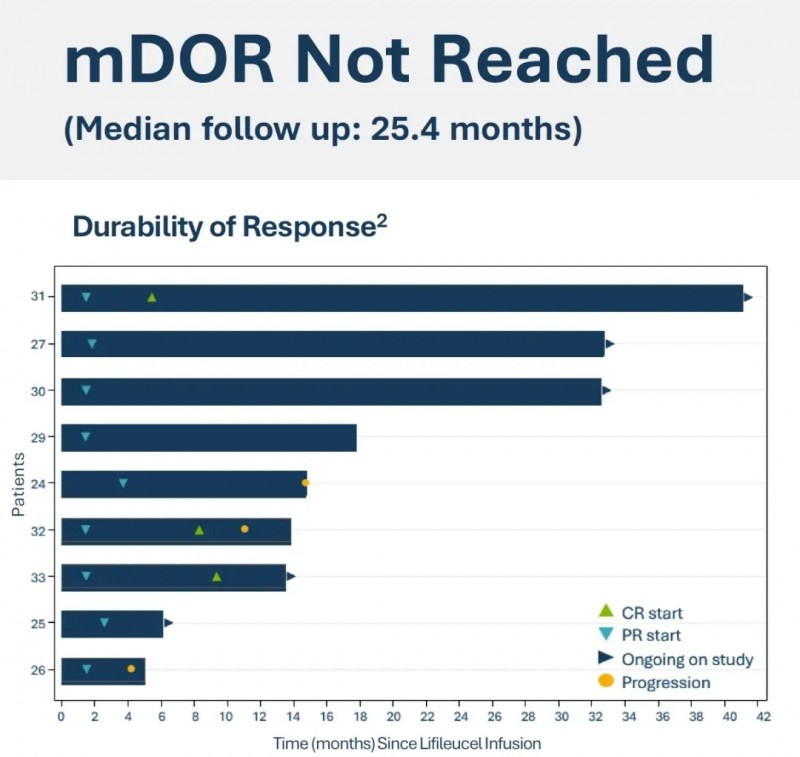 Lifileucel治疗非小细胞肺癌的数据