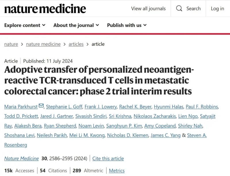 nature medicine杂志