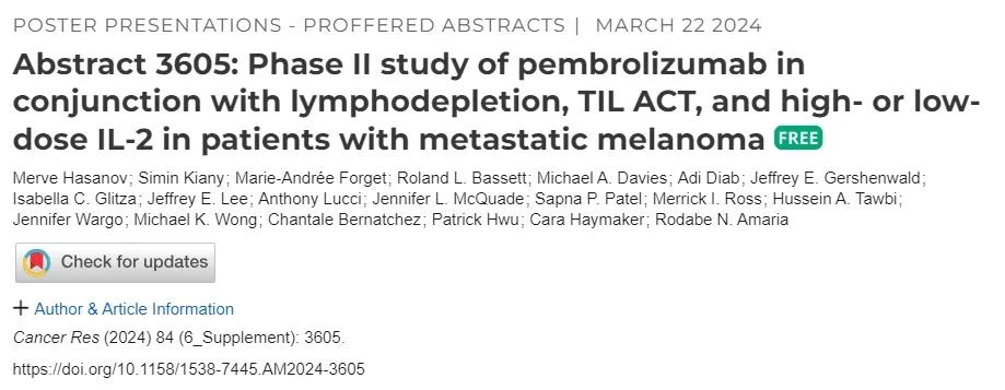 TIL疗法报道 TIL疗法报道