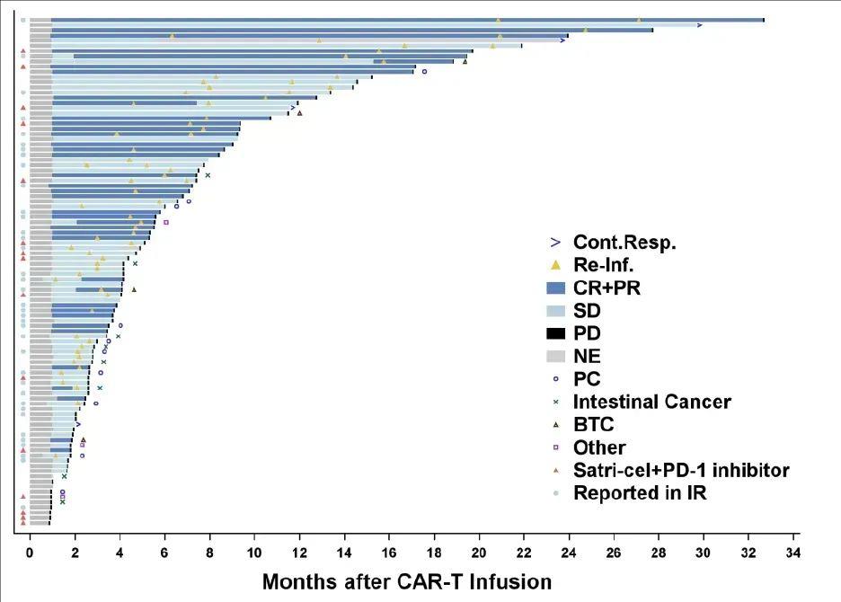 satri-cel疗效的泳道图